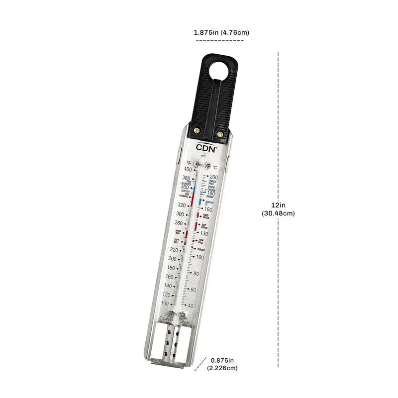 CDN Candy & Deep Fry Ruler Thermometer CDN