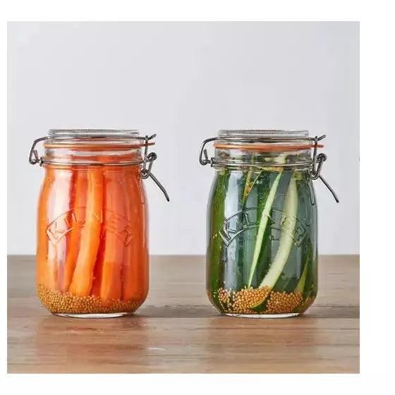 Clip Top Round Jar 1 Litre TYPHOON