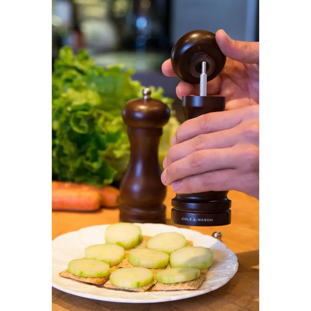 Cole & Mason 6.5 in. Forest Capstan Pepper Mill DKB