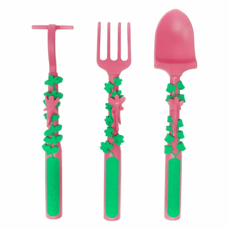 Constructive Eating Garden Fairy 3 Piece Utensil Set CONSTRUCTIVE EATING