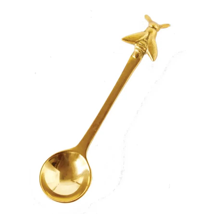 Creative Co-Op Brass Spoon with Bee CREATIVE CO-OP