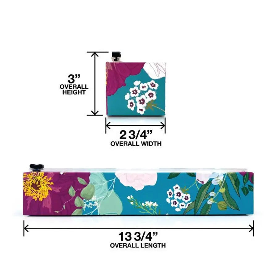Dispenser Spring Flowers Plastic Wrap 12" x 250' ALLEN REED