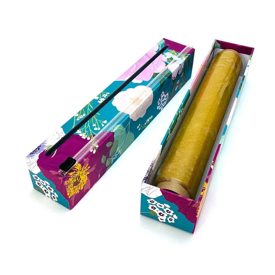 Dispenser Spring Flowers Plastic Wrap 12" x 250' ALLEN REED