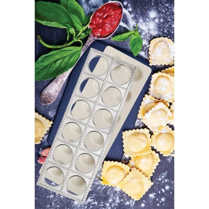 Fantes Ravioli Maker, Makes 1 Dozen Raviolis HIC