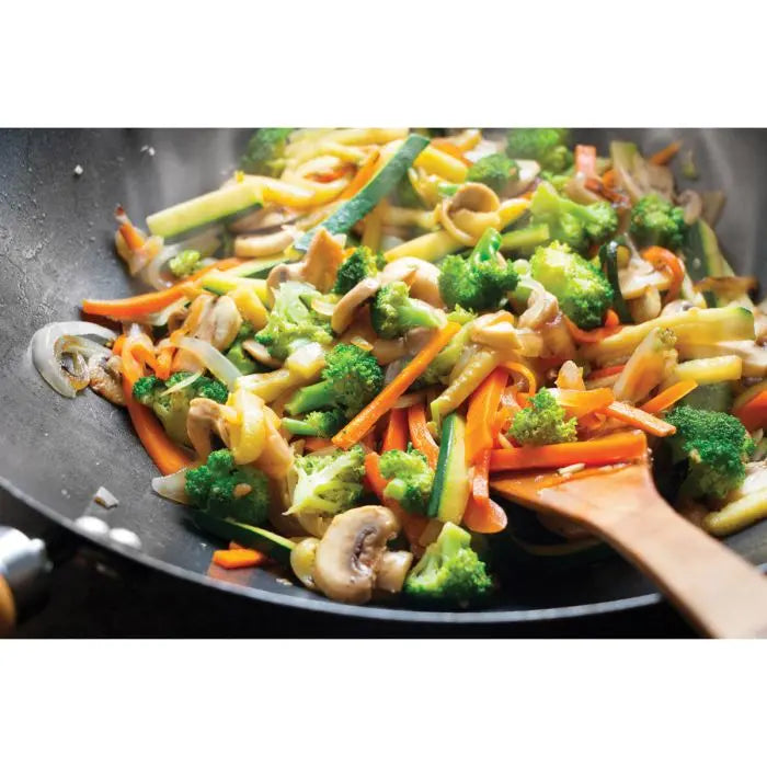 Helen's Asian Kitchen Carbon Steel Stir Fry Pan, 14in HIC