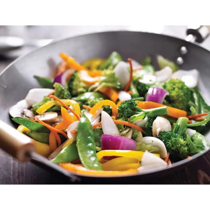 Helen's Asian Kitchen Carbon Steel Stir Fry Pan, 14in HIC