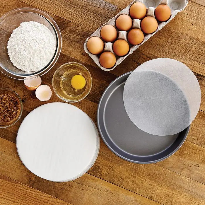 Mrs. Anderson's Baking Bleached Round Cake Parchment Paper 9" HIC