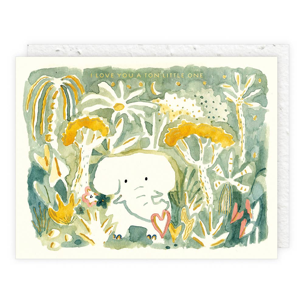 Elephant Love - Baby Card Browns Kitchen