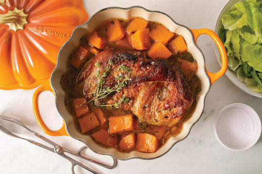 Spiced Apple Cider Braised Pork and Squash