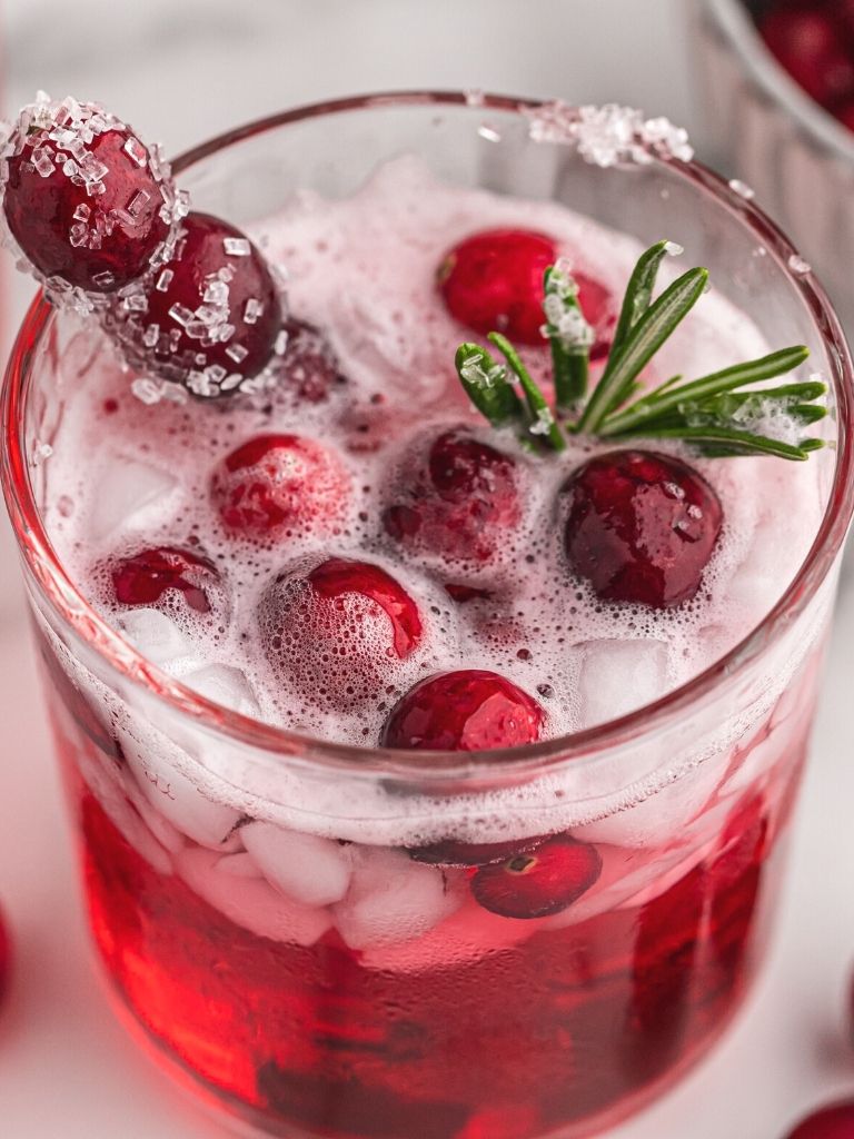 Sugared Cranberry Holiday Punch Browns Kitchen