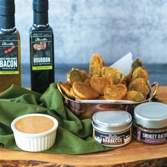 Fried Pickles with Smokehouse Mayo