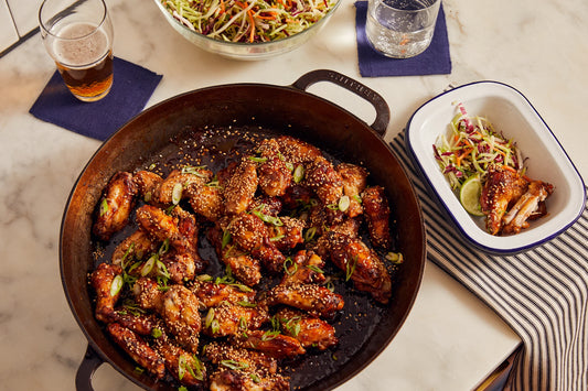 Smithey "Swicy" Sweet & Spicy Skillet Chicken Wings