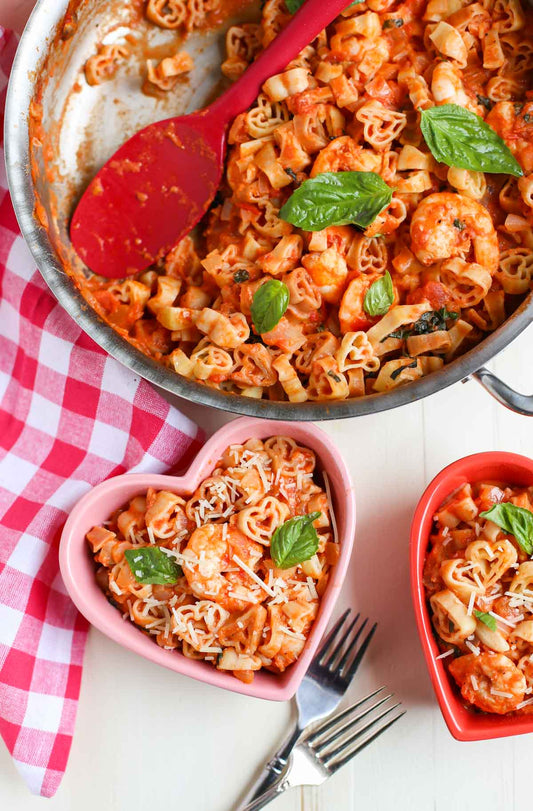 Shrimp in a Classic Vodka Cream Sauce