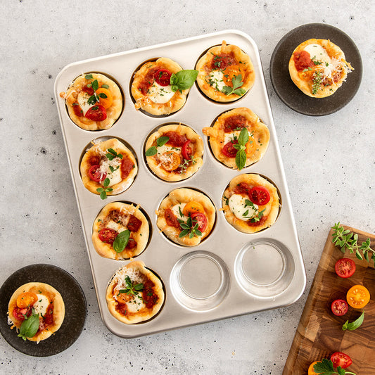 Super Bowl Finger Food: Margherita Pizza Bites