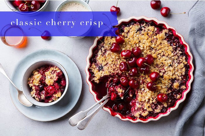 Classic Cherry Crisp Recipe Browns Kitchen