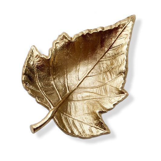 Gold Maple Leaf Dish