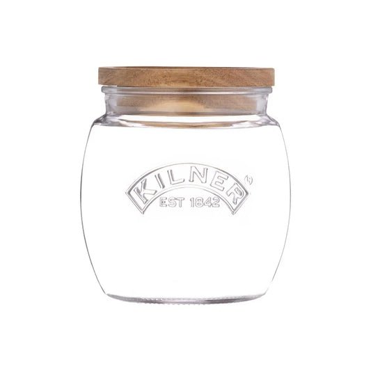 KILNER Jar with Wooden Lid 28.7 OZ