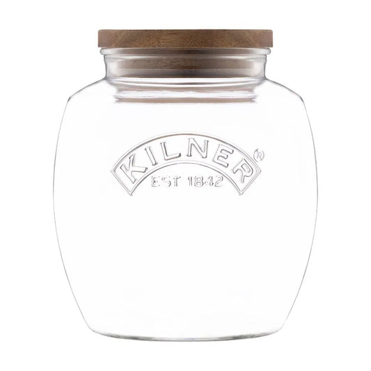 KILNER Jar with Wooden Lid 67.6 OZ