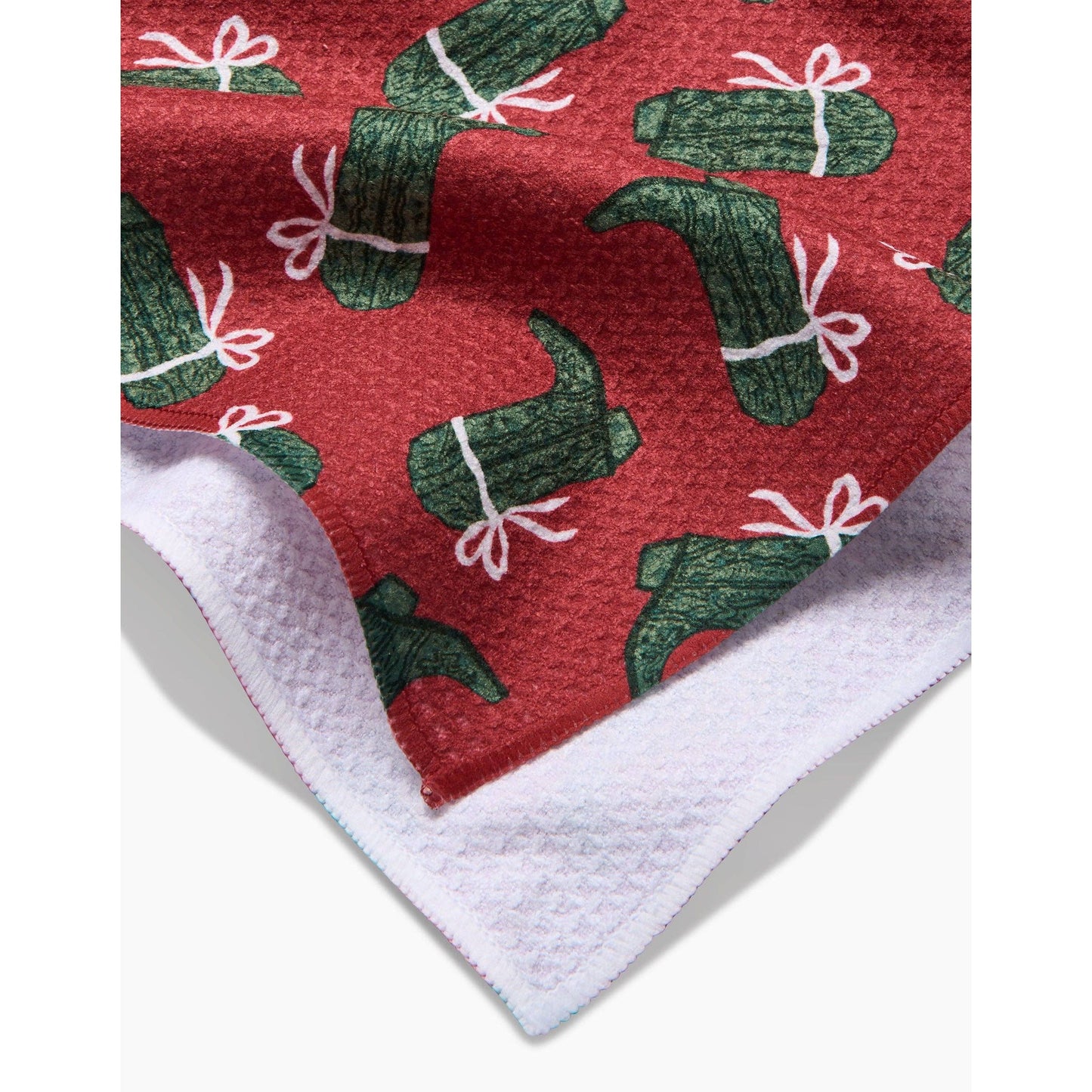 Merry Boots Geometry Tea Towel