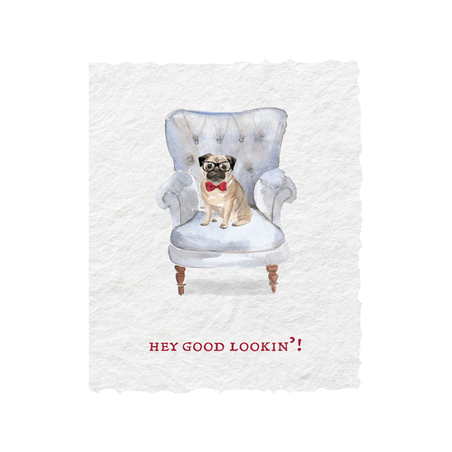 Pug Love Valentine's Day | Eco-Friendly Greeting Card