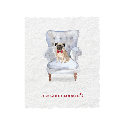 Pug Love Valentine's Day | Eco-Friendly Greeting Card