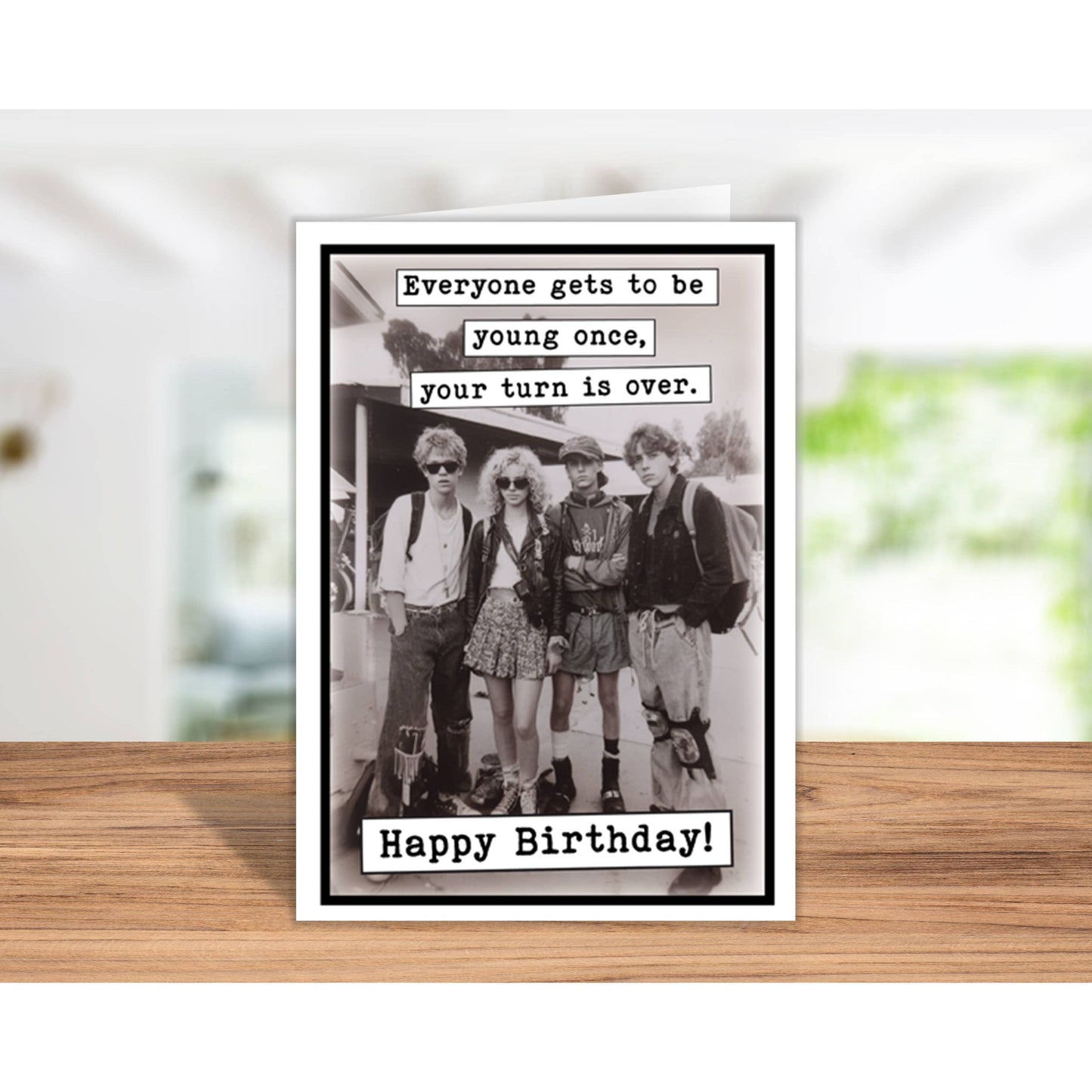 Your Turn Is Over Funny Birthday Card