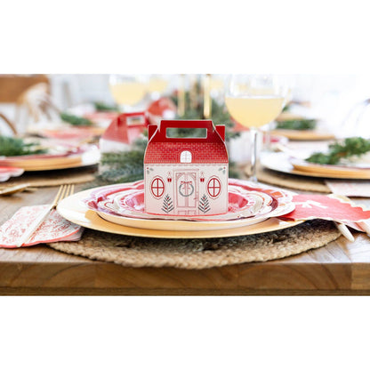 Red Bough Pattern Dinner Napkin