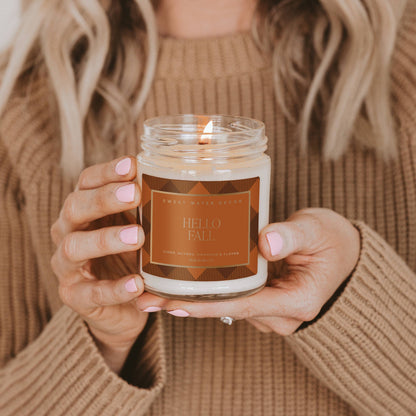 Hello Fall 9 oz Soy Candle