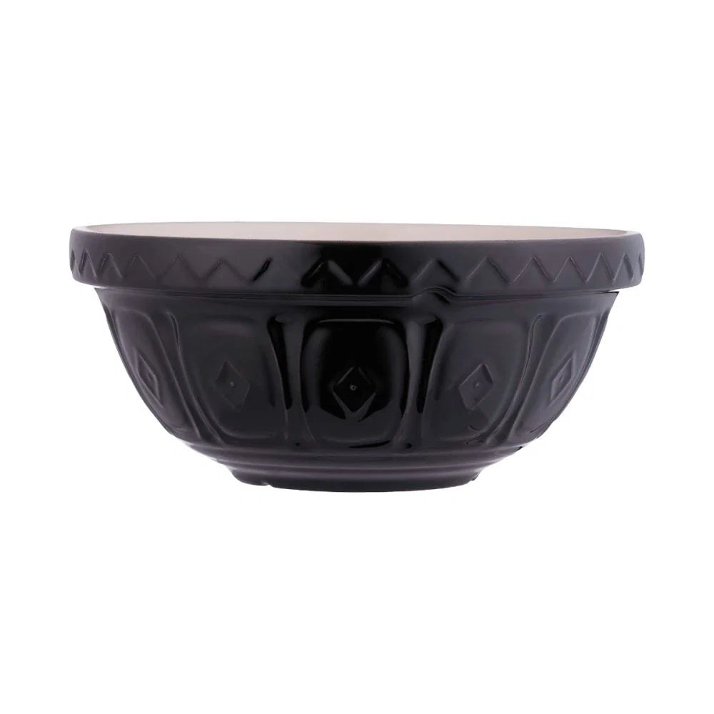 Mason Cash Color Mix Black Size 18 Mixing Bowl 11" (2.85 Qt)