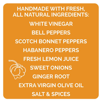 Scotch Bonnet & Ginger Hot Sauce - 5oz