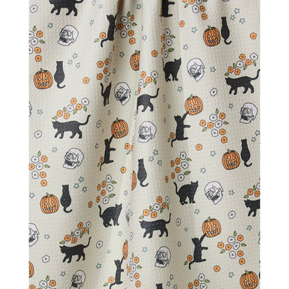 Spooky Parade Geometry Tea Towel