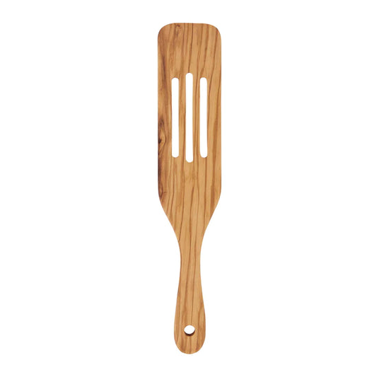 Olive Wood Slotted Spurtle Cooks Tools Browns Kitchen
