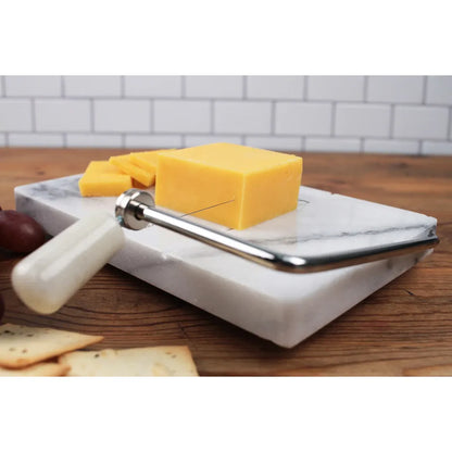 RSVP White Marble Cheese Slicer