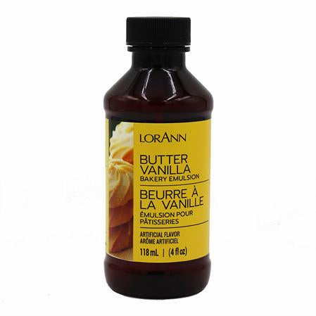 LorAnn Butter Vanilla Bakery Emulsion 4 fl oz.