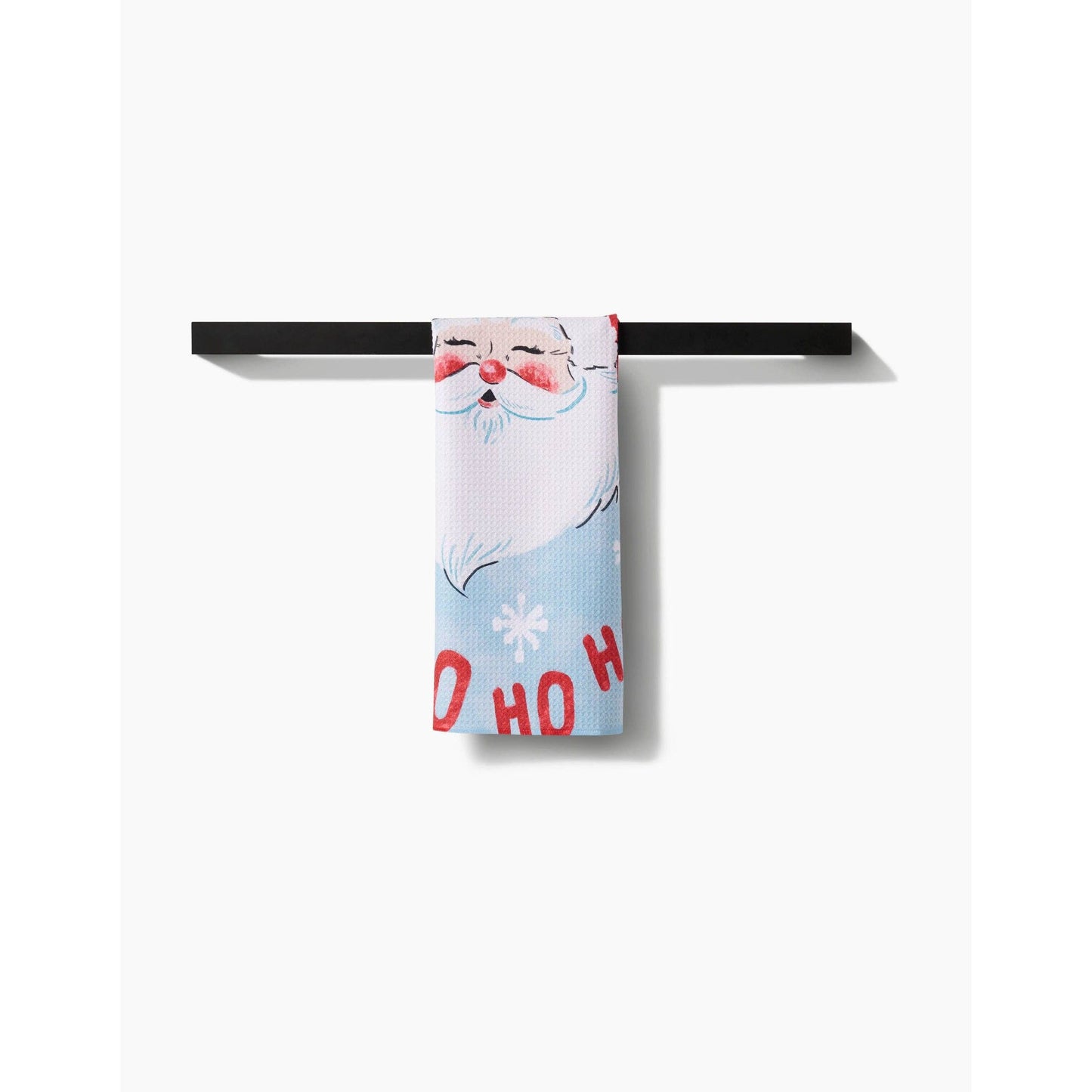Merry Santa Claus Geometry Tea Towel