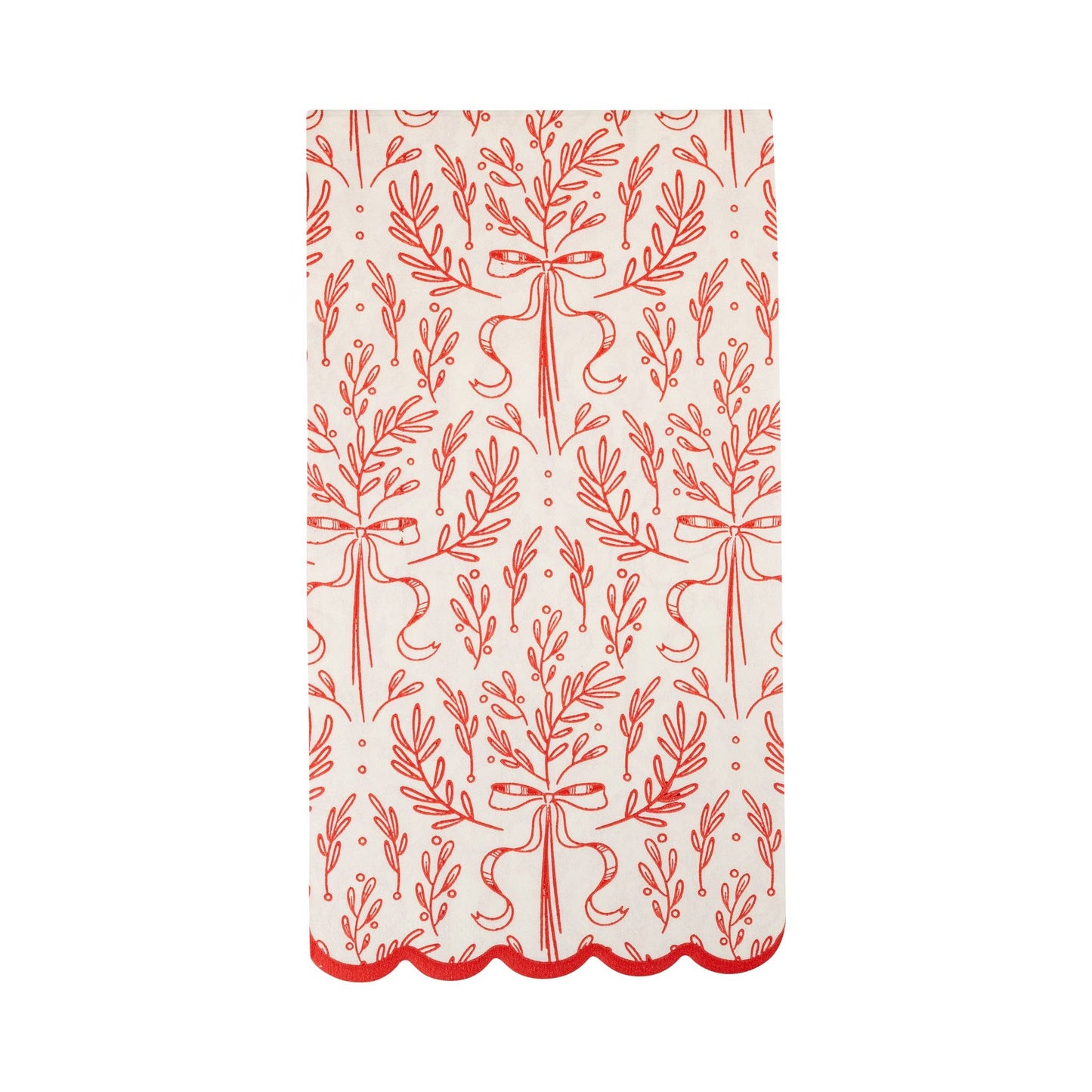 Red Bough Pattern Dinner Napkin
