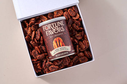 4oz Fortune Favors The Spicy Candied Pecans