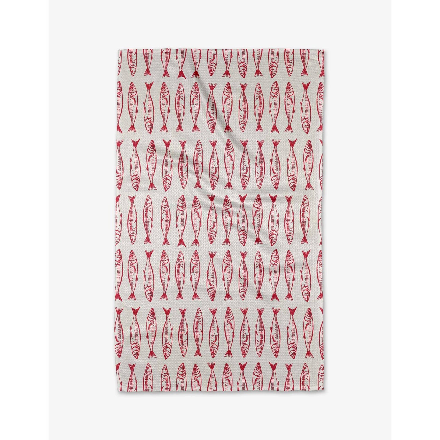Sardine Stripes Geometry Tea Towel