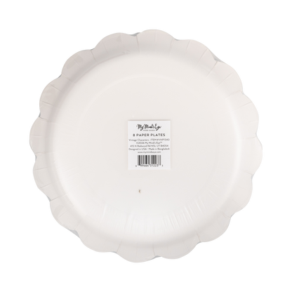 Vintage Halloween Characters Paper Plate