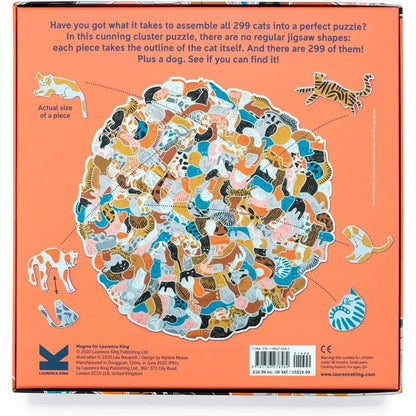 299 Cats (and a Dog) 300 Piece Cluster Puzzle