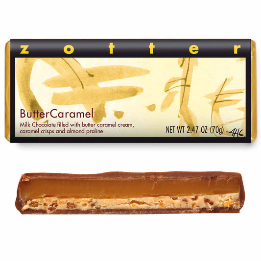 Butter Caramel Hand-scooped Chocolate Bar