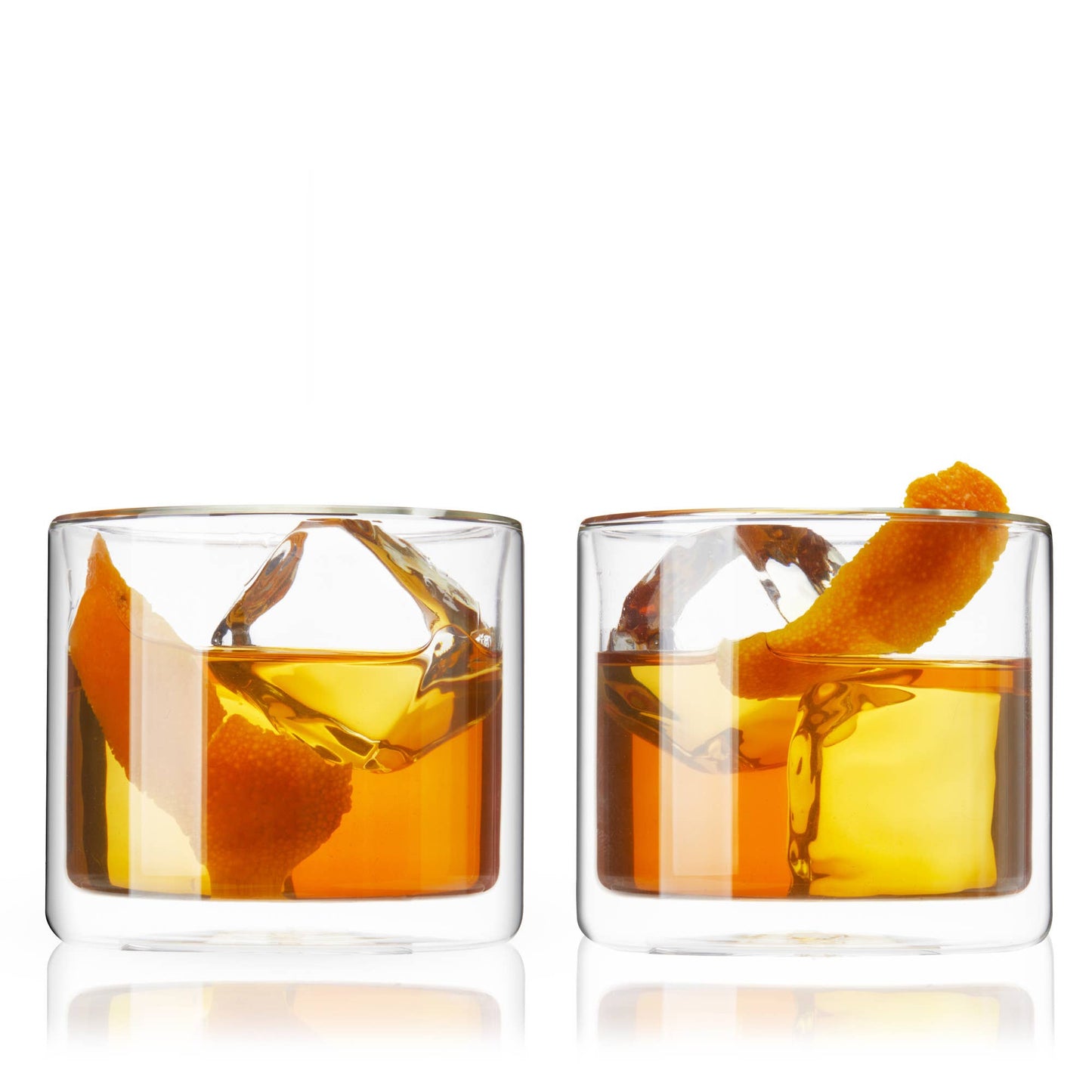 Double Walled Old Fashioned Glasses Set of 2
