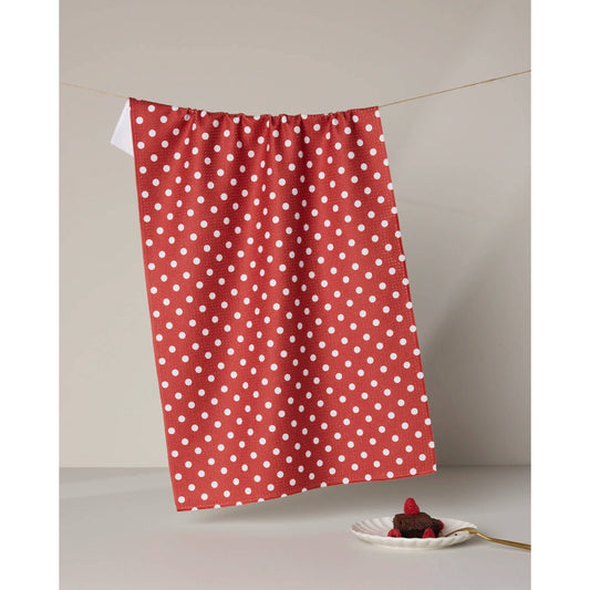 Polka Classic Geometry Tea Towel
