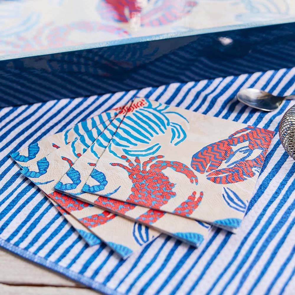 Sandy Claws Paper Cocktail Napkins (Pack of 25)