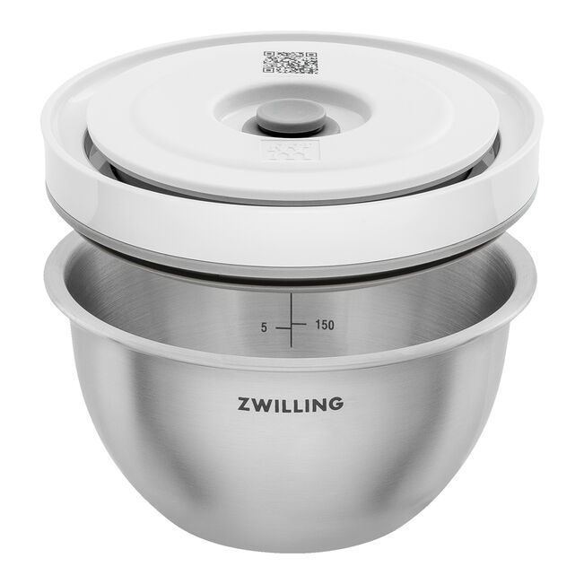 Fresh & Save Vacuum Bowl Set Stainless Steel 6 pc