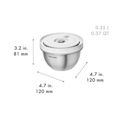 Fresh & Save Vacuum Bowl Set Stainless Steel 6 pc