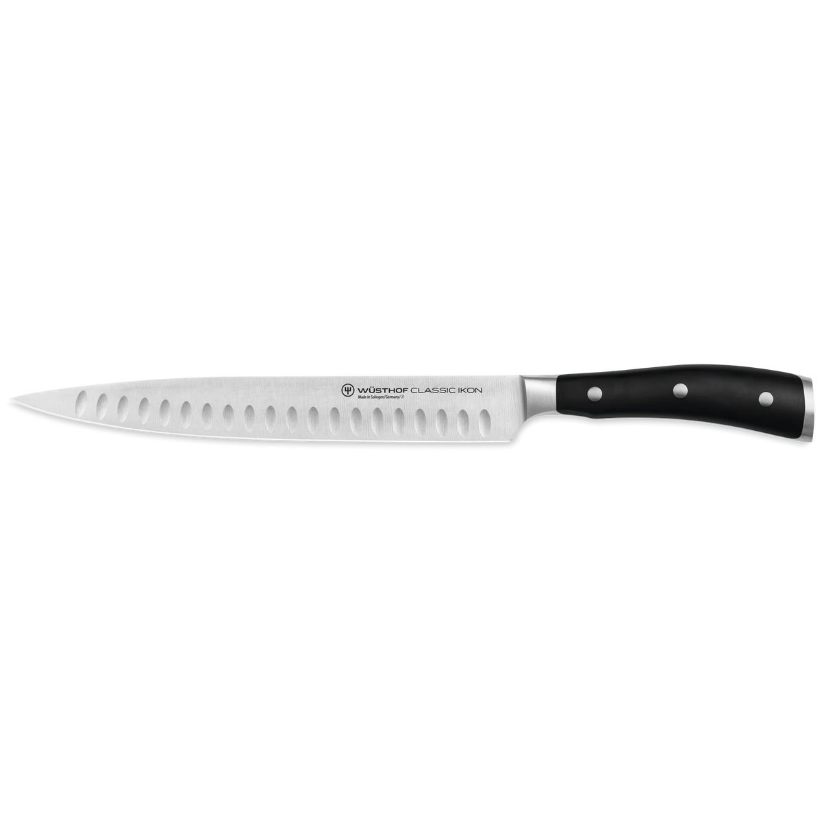 Wusthof Ikon 9" Carving Knife with Hollow Edge