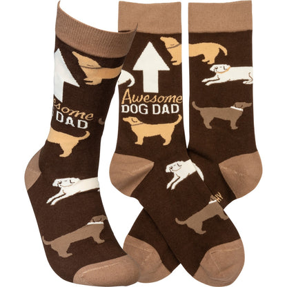 Awesome Dog Dad Socks