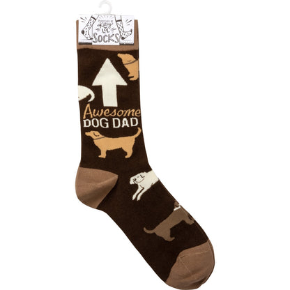 Awesome Dog Dad Socks