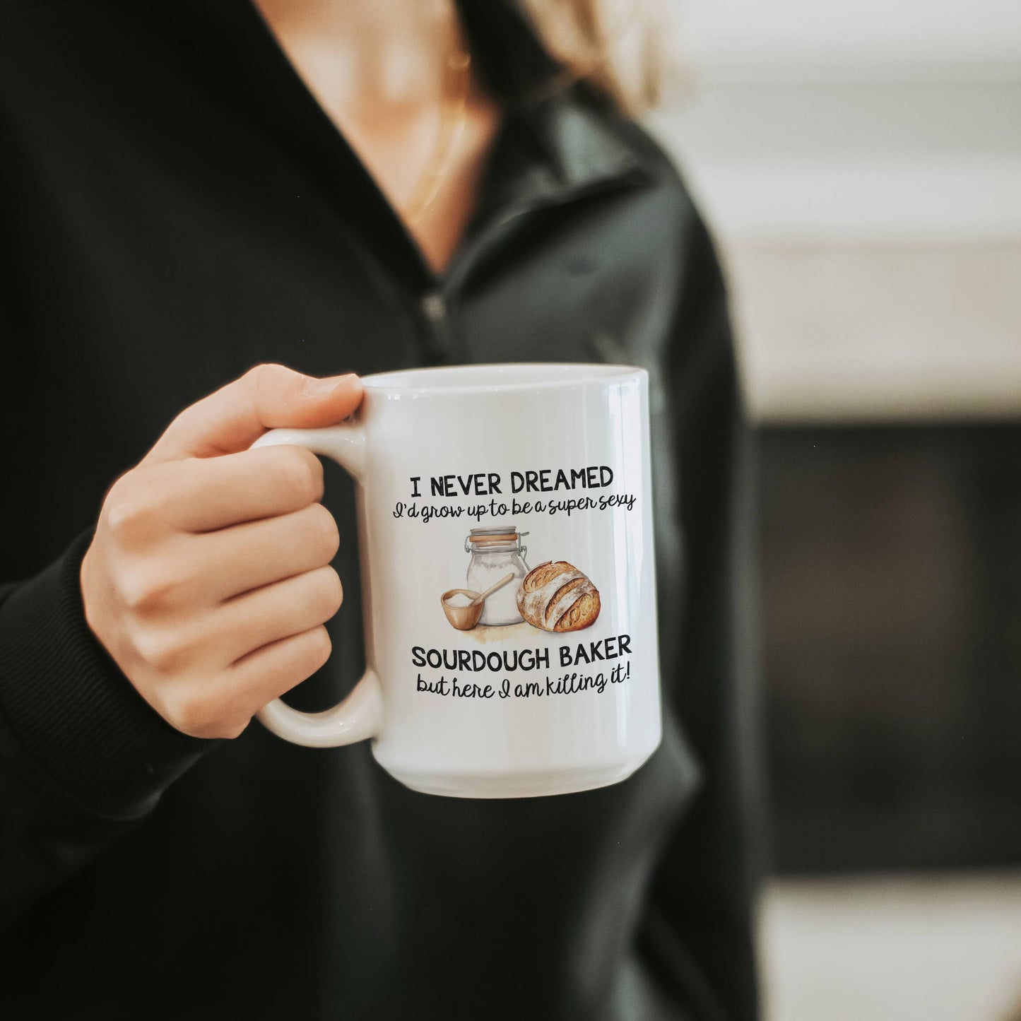 Super Sexy Sourdough Baker White Ceramic Coffee Mug